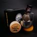 KIKC 4-In-1 Shaving Brush Set - Pure Badger Hair with Wooden Handle, Cream Bowl, Stand, and Mustache Cleaning Tool - Buy Online on GoSupps.com