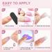 French Gel Nail Tips - 150pcs Medium Coffin Press On Soft Gel Fake Nails with Pre-Applied Primer & Base Coat - 15 Sizes for DIY Nail Extensions - Buy Online on GoSupps.com