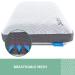 NOFFA Medium Firm Memory Foam Orthopedic Pillow for Side Sleepers - Supportive and Flat Design for Deep Sleep - Mesh Ventilated Washable Cover - 27.6 x 15 x 4.7 inch - Buy Online on GoSupps.com