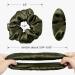 LILYSILK Silk Hair Scrunchies for Frizz Prevention 100% Mulberry Silk Hair Ties for Breakage Prevention Elastic ponytail Holders(Dark Olive+Ivory) - Buy Online on GoSupps.com