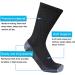 APTYID Men's Moisture Control Cushioned Crew Work Boot Socks - 6 Pairs, Size 9-12, Black - Buy Online on GoSupps.com