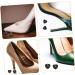 5 Pairs Heart Shaped High Heel Pads - Replacement Heel Caps for Shoe Repair - PVC Heel Tips - Black Shoe Spikes (2.00x2.00x2.00CM) - International Shipping - Buy Online on GoSupps.com