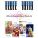 10 Pieces Hair Chalk Comb Set - Non-Toxic Temporary Hair Color for Kids | Washable Mini Hair Chalk for Cosplay Halloween Christmas DIY - Blue - Buy Online on GoSupps.com