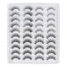 Shop Faux Mink Cat Eye 3D Reusable Wispy Eyelashes 20 Pairs of Handmade Fake Lashes by Glowing Win - Buy Online on GoSupps.com