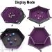 Purple PU Leather Dice Tray Holder for DND, RPG, MTG Games - 6 inch - Buy Online on GoSupps.com