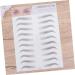 Didiseaon 6 Pcs 3d Eyebrow Stickers Hair Accessories Eyebrow Transfer Stickers Tool Eyebrow Trimming 6d ze008x3pcs Blackx3pcs - Buy Online on GoSupps.com