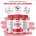 2 Pack Keto Bites Gummies - Advanced Weight Loss with ACV - Oprah Shark Tank Belly Fat Gummy Review - 120 Gomitas - Buy Online on GoSupps.com