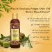 Organic Extra Virgin Olive Oil 200ml for Hair & Skin Care - Pure Mineral Oil & Silicone Free - Includes Comb Applicator - Buy Online on GoSupps.com