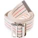 COW&COW Transfer and Gait Belt 60 - Standing Assist Aid for Caregivers - Metal Buckle - Beige Stripes - Pack of 1 - Buy Online on GoSupps.com