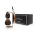 Edwin Jagger Classic Shaving Set - Pure Badger Brush & Mach 3 Razor - Imitation Light Horn & Nickel - International Shipping Available - Buy Online on GoSupps.com
