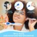 Q-Grips Ear Wax Removal Kit - Safe 360 Spiral Silicone Cleaner with 16 Washable Replacement Heads for Adults & Kids - Blue & White - Buy Online on GoSupps.com