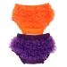 HOOLCHEAN Baby Infant Girls 2PCS Set Tulle Ruffle Bloomer 12-24 Months Orange & Purple