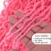 Pink Soft 36 Inch Faux Locs Crochet Hair | 6 Packs for Black Women | Pre-Extended Goddess Locs | Synthetic Hair in Pink - Buy Online on GoSupps.com