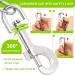 Yard Leash for Dogs - Shock Absorbing 15m Tie Out Cable | Durable Outdoor Leash in Green - Buy Online on GoSupps.com