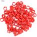 Yosoo Health Gear Pigeons Leg Bands Bird Leg Rings 100PCS 8MM 001-100 Numbered Plastic Letter Pigeons Bird Leg Bands Rings(red) - Buy Online on GoSupps.com