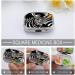 Stylish Zebra Print Pill Box - 2 Compartment Portable Pill Organizer | Decorative Metal Case for Pocket or Purse - Buy Online on GoSupps.com