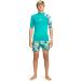 Buy Billabong Men's Contrast Allover SS Blouse in L Aqua | International Shipping Available - Buy Online on GoSupps.com