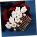 Angoily Flower Comb Floral Bridal Headpiece Floral Hair Clip Bridal Hair Comb Prom Headpiece Artificial Flower Hairpins Bridal Accessories Accesorios Para Beach Alloy Crystal Wig Bride - Buy Online on GoSupps.com