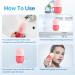 Buy Ice Roller for Face & Eye - Skin Care Kit for Brighter Skin Reduced Fine Lines Shrink Pores & Acne Relief - Pink - Buy Online on GoSupps.com