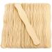 CraftySticks 50 Sticks - Wavy 8 Inch Jumbo Wood Fan Handles Wedding Fan Sticks (Natural) Natural 50 Sticks
