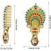 ULTNICE Peacock Pattern Vintage Hand Mirror Set - Foldable Metal Makeup Mirror for Women (Golden) - Buy Online on GoSupps.com