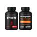 NutraChamps Korean Ginseng Capsules and Ashwagandha Capsules 2 Pack Bundle