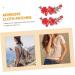 KALLORY 6 Pcs Embroidery Appliqu Flower Decals Embroidery Paste Diy Craft Supply Folk- 3d - Buy Online on GoSupps.com