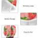 Strawberry Pattern Hair Towel 2 Pack - Super Absorbent Quick Dry Hair Turbans for Women & Girls - Buy Online on GoSupps.com