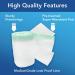 Carebag Toilet Bowl Liners 20 Count - Leak Resistant, Odor Eliminator & Universal Fit - Convert Regular Toilet to Dry Toilet - by Cleanis - Buy Online on GoSupps.com
