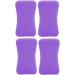 4-Piece Pumice Stone Set for Massage Callus Peeling & Foot Care - Purple Pedicure Scrubber - Buy Online on GoSupps.com