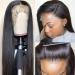 Subella 10A HD Lace Front Wigs Human Hair Pre Plucked Hairline with Baby Hair 180 Density 13x4 Brazilian Straight Human Hair Wigs for Black Women Natural Black Color (14inch) 14 Inch (Pack of 1) 180% Natural Black