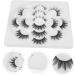 Beavorty False Thick Eyelashes 7 Pairs Fake Eyelashes Eyelashes Fake Lashes Thick Eyelashes Artificial Eyelashes Stage Eyelash Black Set 8d Imitation Artificial Eyelashes Wispy Eyelashes - Buy Online on GoSupps.com