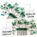 Angoily Green Branches and Leaves Hair Comb Wedding Hair Clip Hair Comb Green Rhinestone Barrettes Prom Tiara Rhinestone Hair Barrette Hair Pin Crystal Leaf Accessories Banquet - Buy Online on GoSupps.com