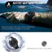 AMYSPORTS Men Outdoor Fishing Watches Waterproof Hiking Digital Watch Sport Altimeter Black Barometer Watch Outdoors Fishing Rugged Strap - Buy Online on GoSupps.com