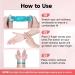 MEIYYJ Anti Sickness Wristbands for Adults - Green Leaf Pink Love (Medium) - Buy Online on GoSupps.com
