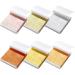 300 Pieces Gold Foil Sheets Metallic Gold Foil Leaf Paper Imitation Golden Silver Rose Leaf Foil Leaf Sheets for Handicrafts, DIY Nails, Gilding Crafting, Decoration, Frames, Furniture, 6 Colors