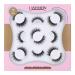 7 Pairs Fake Eyelashes  LASHVIEW False Eyelashes Handmade Lashes 3D Natural Layered Effect Reusable Natural Look False Eyelashes for Makeup (CG01-7)