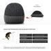 Double Layer Winter Beanie Hat for Men and Women - Black and Grey | BESSTEVEN - Buy Online on GoSupps.com