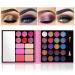 BrilliantDay 32 Colors Eyeshadow Palette & Contouring Kit | Lip Gloss & Blusher Makeup Set - International Shipping Available - Buy Online on GoSupps.com