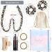 Heatless Curlers Headband Soft Velour Heatless Curls Overnight Heatless Hair Curling Set Hair Curlers No Heat for Short & Long Hair (Leopard 7Pcs) - Buy Online on GoSupps.com