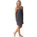 XX-Large Dark Gray Quick Dry Waffle Spa Wrap with Adjustable Closure | Lightweight Bath Robe Direct - Buy Online on GoSupps.com