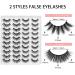 Dysilk 20 Pairs Cat Eye 6D Fake Eyelashes | Self-Adhesive Fluffy Mink Lashes - Reusable False Eyelash Sets | 2 Styles 2021 - Shop Internationally - Buy Online on GoSupps.com