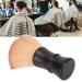 Premium Foam Beard Brush for Men - Compact Wooden Design Gentle Nylon Bristles Dirt Removal for Home Use - Black - Buy Online on GoSupps.com