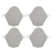 Reusable Sanitary Pads Eco Friendly Healthy Cloth Panty Liners Leakage Proof Breathable 4pcs Professional for Women(M)