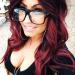 TIREOW Sexy Gradient Black Red Party Wig | Long Curly Mixed Color Synthetic Hair - Buy Online on GoSupps.com