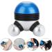Portable Mini Neck & Body Massage Device - Vibration Massager with LED Light for Relaxation - Perfect for Home Use - Ideal for Head Neck Legs & Back (Blue) - Buy Online on GoSupps.com