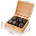 Master Massage Hot Stone Set - 18 Premium Massage Stones in Decorative Bamboo Box for Relaxation & Therapy - Buy Online on GoSupps.com