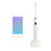 Over The Sea Sonic Bluetooth Rechargeable Electronic Toothbrush   5 Modes   App Control   Smart Timer   Wireless Charging   Portable Power Toothbrush   2 Replacement Dupont Brush Heads (White)