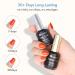 2 Pcs 15ml No Wipe Gel Top Coat & Base Coat Set - Hema-Free Long Lasting Glossy Finish for Nail Art - Perfect Gift for Women & Nail Salons - Buy Online on GoSupps.com