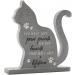 Widdop and Co Grey Pet Memorial Stone Plaque 20cm - Cat - Buy Online on GoSupps.com